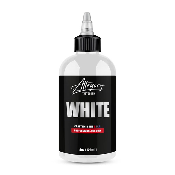 Allegory WHITE - белая краска для татуировки (4oz) alwh4oz